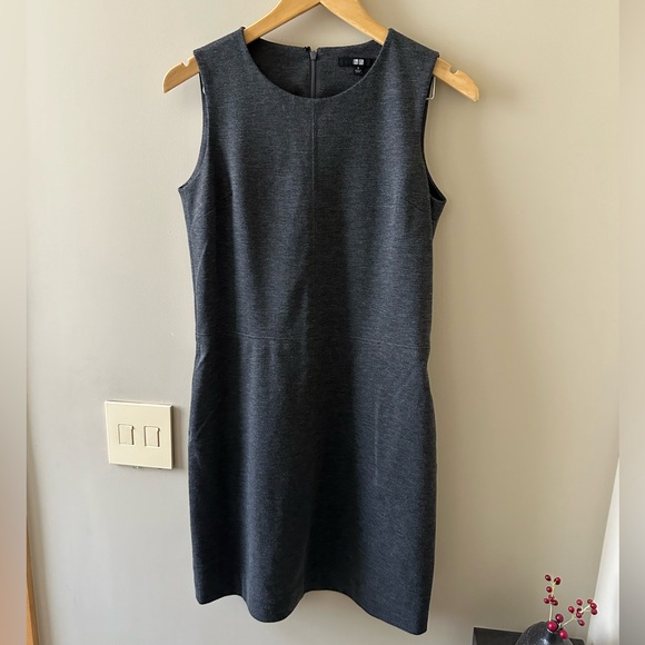 Uniqlo Dresses & Skirts - Uniqlo Dark Gray Shift Dress